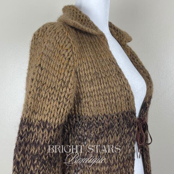 Rare Vintage Knit Ombre Knit Duster Cardigan ASO Mary-Kate Olsen ALT Willow - Picture 11 of 12